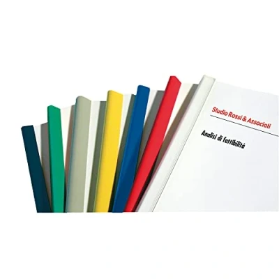 Abbildung von Fellowes D103NE Dorsini Brieftasche, Durchmesser 3 mm, Packung mit 50 Stück, schwarz