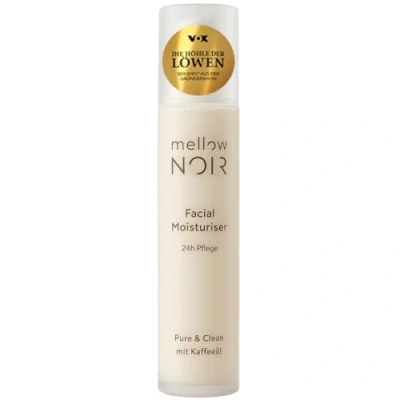 Abbildung von mellow NOIR Facial Moisturizer 24h Feuchtigkeit vegan, klimaneutral &amp; clean 50 ml Gesichtscreme für Damen Männer zertifizierte Naturkosmetik Feuchtigkeitscreme das Gesicht