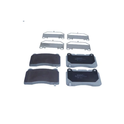 Abbildung von QUARO QP9499 Bremsbelagsatz Low Metallic mit akustischer Verschleißwarnung Anti Quietsch Blech TESLA: Model S, X, CHEVROLET: Camaro VI Coupe
