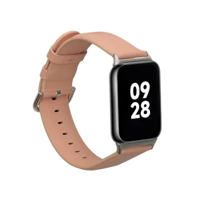Abbildung von kwmobile Armband kompatibel mit Xiaomi Mi Band 8 Pro Echtleder Fitnesstracker Sportarmband