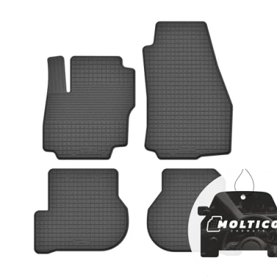 Abbildung von Gummimatten mit Rand Auto Fußmatten Gummi Automatten Passgenau 4 teilig Set passend für Ford Grand C MAX 2009 2019