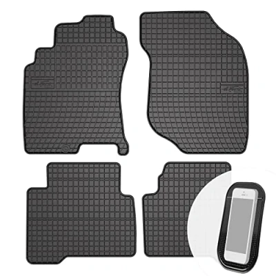 Abbildung von Gummimatten Auto Fußmatten Gummi Automatten Passgenau 4 teilig Set passend für Nissan X Trail I 2001 2008