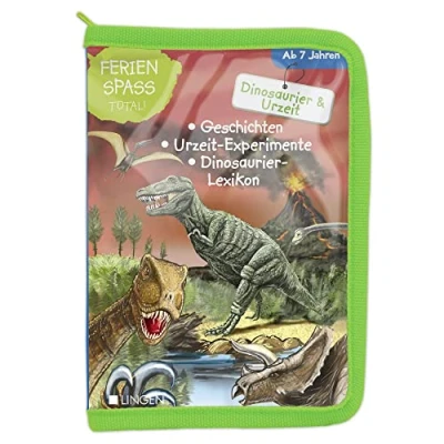 Abbildung von Ferienspaß total! Dinosaurier und Urzeit: Geschichten, Urzeit Experimente Lexikon in einem Set für Kinder ab 7 Jahren