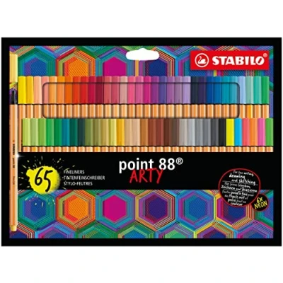 Abbildung von STABILO Fineliner point 88 ARTY 0,4 mm 65er Set