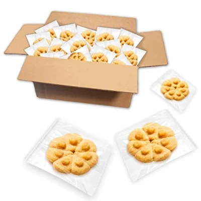 Abbildung von Lebkuchenwelt 135 Stück Zitronenplätzchen einzeln verpackt im Karton 1,5kg Konditor Qualität mit echter Butter gebacken! Kaffeegebäck Teegebäck Buttergebäck Plätzchen Shortbread Weihnachtsgebäck