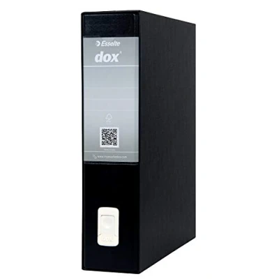 Abbildung von Rexel Dox 26210 Registratori 2 Acco dorso 8 cm formato protocollo nero (conf.6)