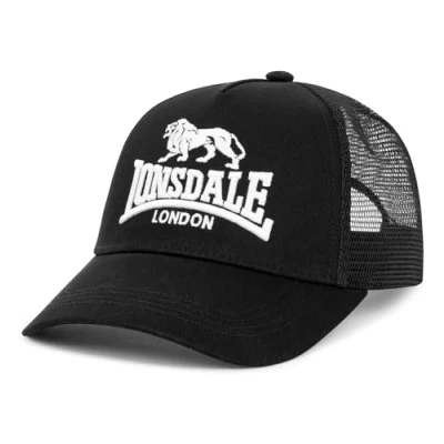 Abbildung von Lonsdale Blaydon Cap, Herren, Größe: One Size, Black white