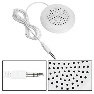 Abbildung von Bewinner Lautsprecher für Kissen, tragbare Lautsprecher, Stereo 3,5 mm, integrierter Mini wie z. B. MP3, MP4, CD Player, Handy usw.