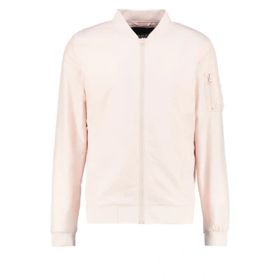 Abbildung von Urban Classics Light Bomber Jacket Bomberjacke, Herren, Größe: Large, pink