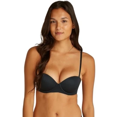 Abbildung von Calvin Klein Underwear Strapless Perfectly FIT trägerloser/variabler BH, Damen, Größe: 85A, Black