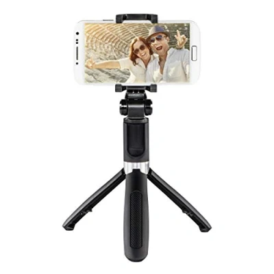 Abbildung von Hama Selfie Stab &quot;Funstand 57&quot;, mit Bluetooth® Fernauslöser, Schwarz Ministativ