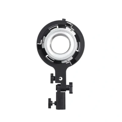 Abbildung von Rollei LUX Bowens Adapter, Kompatibel mit LED Lichtern, Ermöglicht die Verwendung von Lichtformern, Schnelle Montage Mount, Inklusive Stativanschluss und Verstellbarer Neigung