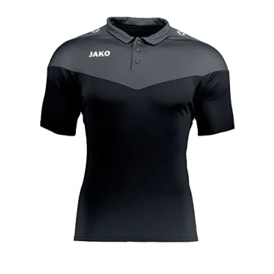 Abbildung von JAKO Fussball Champ Poloshirt, Herren, Größe: Medium, Schwarz