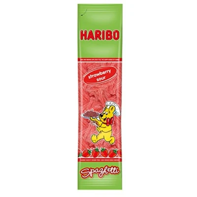 Abbildung von Haribo Spaghetti Strawberry, 15er Pack (15 x 200 g)