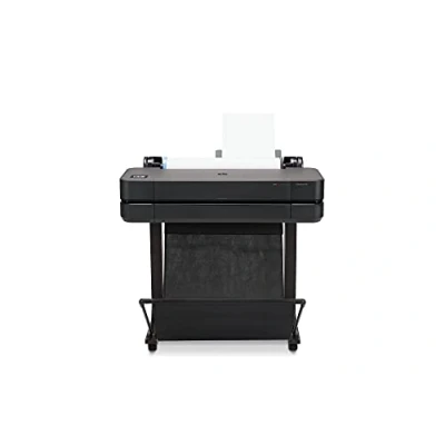 Abbildung von HP DesignJet T630 Großformatdrucker, 36 Zoll, bis zu A0, mobiles Drucken, Wi Fi, Gigabit Ethernet, Hi Speed USB 2.0, 1 Jahr Garantie (5HB11A), Schwarz