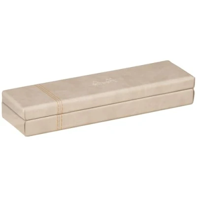 Abbildung von Rhodia 318875C Stiftebox (21 x 5,5 3 cm, praktisch und strapazierfähig, Kunstleder, elegant, ideal für Ihr Büro) 1 Stück, beige