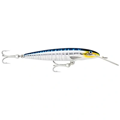 Abbildung von Rapala Countdown Magnum Angelköder Angelzubehör mit Abachiholz Konstruktion Salzwasser Spinnköder Lauftiefe 4.5 5.4m Fischköder 14cm, 36g Hergestellt in Estland Wahoo UV