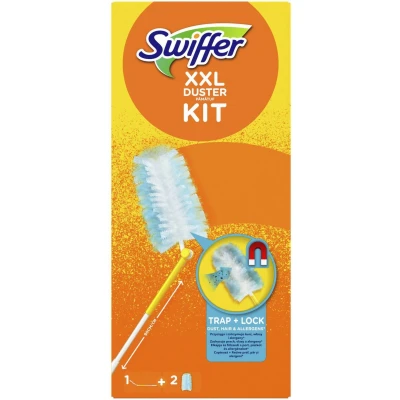 Abbildung von Swiffer XXL Duster Staubmagnet Starterkit Reinigungstücher