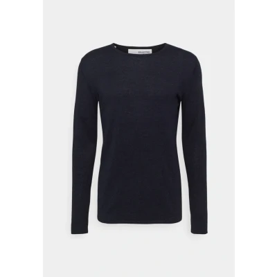 Abbildung von Selected Homme Slhrome LS CREW NECK B NOOS Strickpullover, Herren, Größe: XXL, Dark sapphire