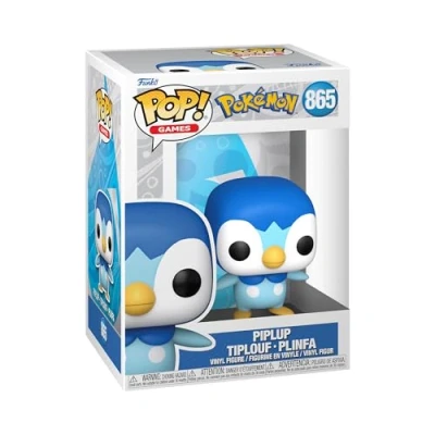 Abbildung von Funko POP! Games: Pokemon Piplup Collectable Vinyl Figure for Display Gift Idea Official Merchandise Toys Kids &amp; Adults Video Games Fans