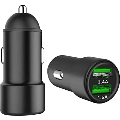 Abbildung von IWH USB Adapter 12/24 Volt 3400 mA Belastbarkeit Strom max.=3.4 A (19013)