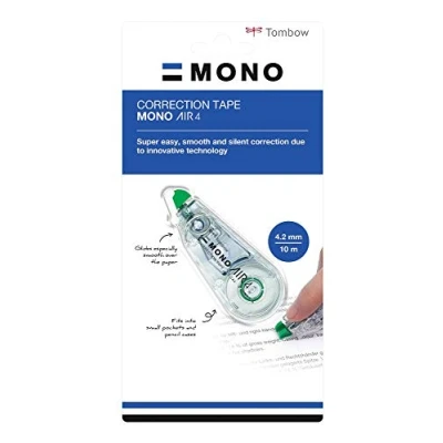 Abbildung von Tombow CT CA4 1P Korrekturroller Mono air 4, seitliches Abrollen, 4,2 mm x 10 m, transparent, geblistert