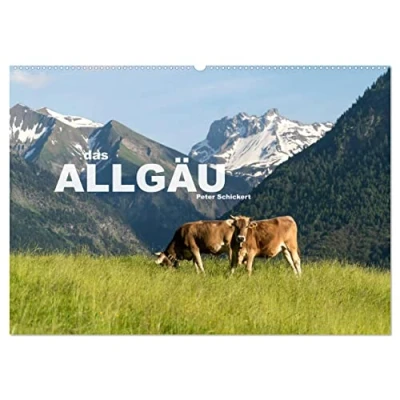 Abbildung von das Allgäu (Wandkalender 2025 DIN A2 quer), CALVENDO Monatskalender