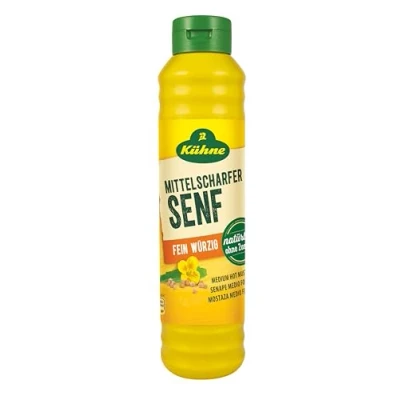 Abbildung von Kühne Senf mittelscharf, 875 ml
