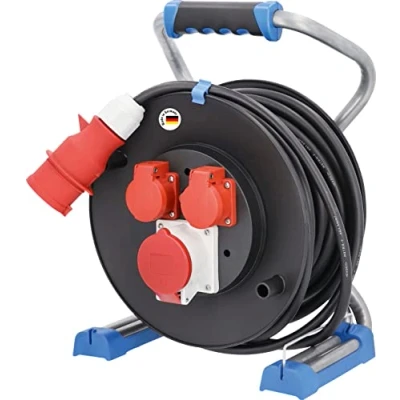 Abbildung von as Schwabe 22655 Kabeltrommel 25,00 m Schwarz CEE Stecker 16 A 5 polig