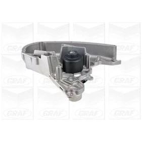 Abbildung von GRAF PA900 Wasserpumpe mit Dichtung mechanisch Stahlblech 63 für Zahnriementrieb FIAT: Ducato III Kastenwagen, Bus