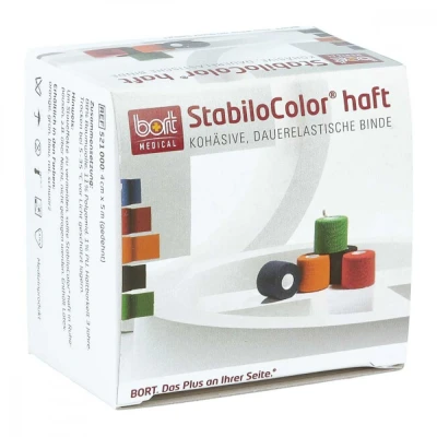 Abbildung von Bort Stabilocolor haft Binde 4cm schwarz
