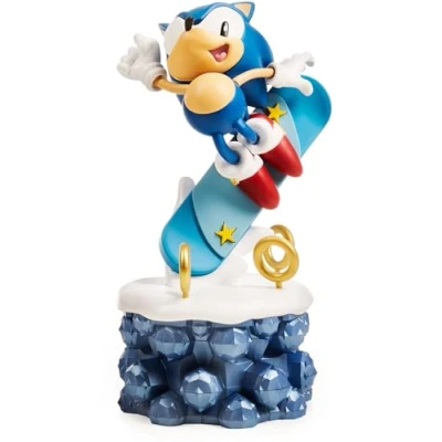 Abbildung von CC Countdown Charaktere von Numskull 2023 Sonic the Hedgehog Sammlerfigur Offizielle SEGA Merchandise Zusammenbaubare Charakterstatue