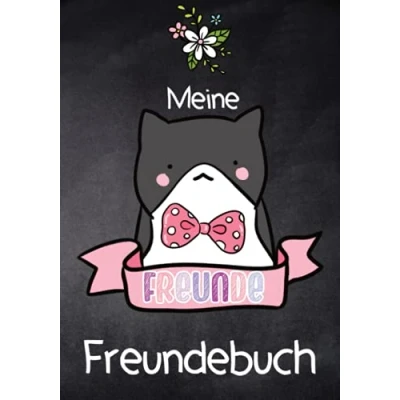 Abbildung von Meine Freunde: Katzen Freundebuch. Erinnerungsbuch 1. Schuljahr. Geschenk für Grundschulkinder ab 5 Jahren
