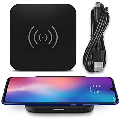 Abbildung von Kabelloses Ladepad Wireless Ladestation kompatibel mit Sony Xperia 1 IV Induktives Laden Schnellladegerät Schwarz