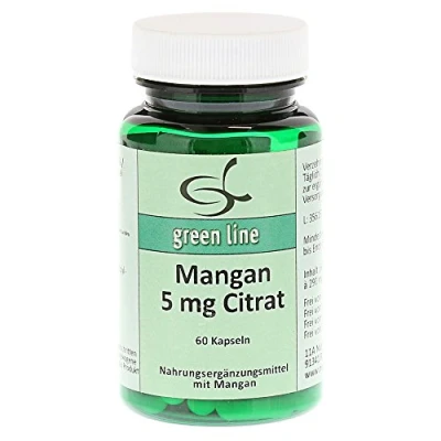 Abbildung von Mangan 5 mg Citrat Kapseln 60 St