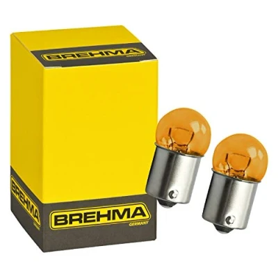 Abbildung von 2er Set BREHMA RY10W Kugellampen BAU15s 12V 10W