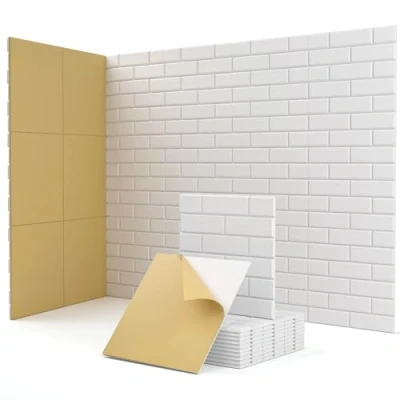Abbildung von Akustikplatten Selbstklebend, 18 Stück Hohe Dichte Schallabsorber für Decken /Tür /Wanddekoration und Akustische Behandlung, Studio/home/Gaming Deko, Schallschutz Wand (30x30x0.9cm)