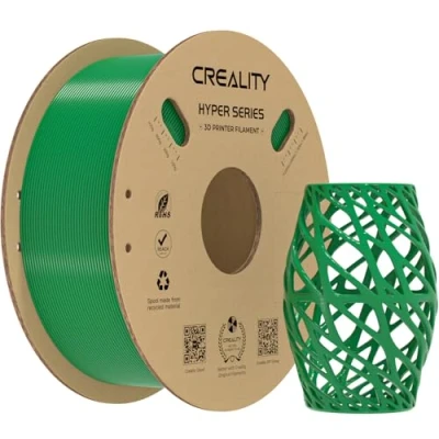 Abbildung von Creality Hyper PETG Filament 1,75mm (Grün), 2024 Neues 1kg 3D Drucker Hochgeschwindigkeit, Druckmaterialien für die Meisten K1/ K1 MAX/ K1C (1kg/ Spule)