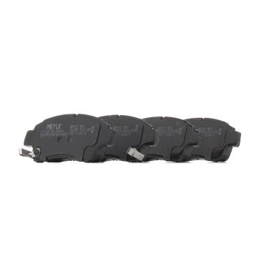 Abbildung von MEYLE 025 233 4816/W Bremsbelagsatz ORIGINAL Quality Vorderachse mit akustischer Verschleißwarnung Anti Quietsch Blech TOYOTA: Yaris II Schrägheck