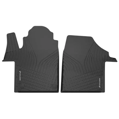 Abbildung von WALSER Premium Fussmatten Auto kompatibel mit Mercedes Benz V Klasse 03/2014 Heute, EQV (W447) 06/2020 100% passgenaue Gummimatten Made in EU, robuste Fußmatten Auto,
