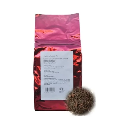 Abbildung von Ceylon Schwarz Tee Loser Tea 500g Lose Black Natur Vegan Glutenfrei Laktosefrei Ohne Zuker Bubble DIY Aus China