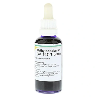 Abbildung von Methylcobalamin Vitamin B12 Tropfen 50 ml