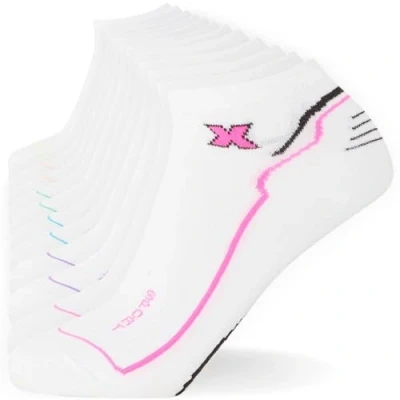 Abbildung von FM London Sports PACK OF 12, 12ERPACK Socken, Damen, Größe: One Size, White