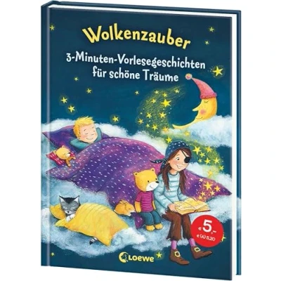 Abbildung von Wolkenzauber: 3 Minuten Vorlesegeschichten für schöne Träume, zum Einschlafen und Kuscheln