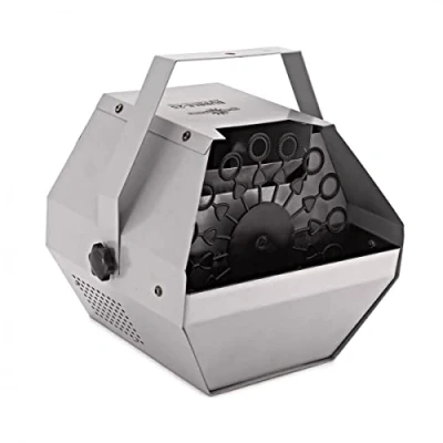 Abbildung von Gear4music Seifenblasenmaschine mit Halterung und Fernbedienung