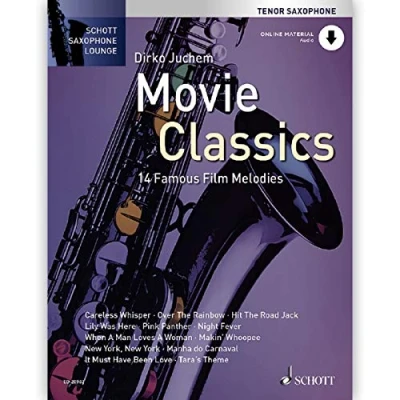 Abbildung von Movie Classics: 14 bekannte Film Melodien. Tenor Saxophon. (Schott Saxophone Lounge)