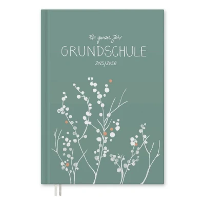Abbildung von Eine der Guten Verlag Lehrerkalender Grundschulplaner 2025 2026 A4, mint, 1 Doppelseite / Woche, Schuljahr 25/26, 216 S. Hardcover, klimaneutral