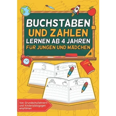 Abbildung von Buchstaben lernen ab 4 Jahren für Jungen und Mädchen: ideale Vorbereitung auf die 1. Klasse Vorschule Übungsheft Vorschulheft Vorschulbuch
