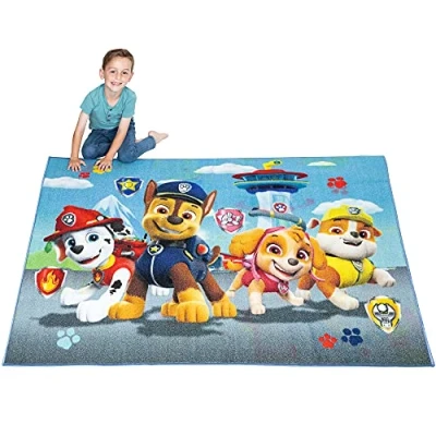 Abbildung von Franco Kinderzimmerteppich, rutschfest, 175,3 x 132,1 cm, Paw Patrol