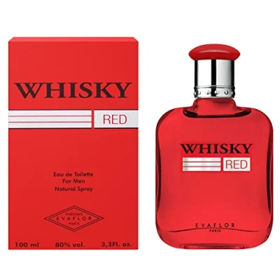 Abbildung von WHISKY RED Eau de Toilette (EDT) für Männer 100 ml Die beste Geschenkidee Ihn EVAFLORPARIS